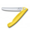 CUCHILLO PLEGABLE SWISS CLASSIC MULTIUSOS AMARILLO