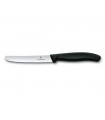 Cuchillo de mesa y  tomates   swiss class negro