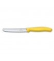 CUCHILLO MESA Y TOMATES SWISS CLASS AMARILLO